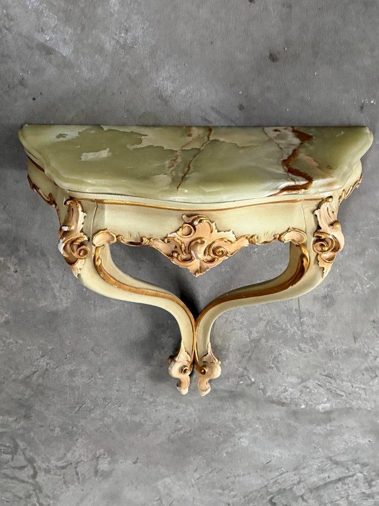 Fali polc egység - Fa, Ónix - Barokk polc #2.1