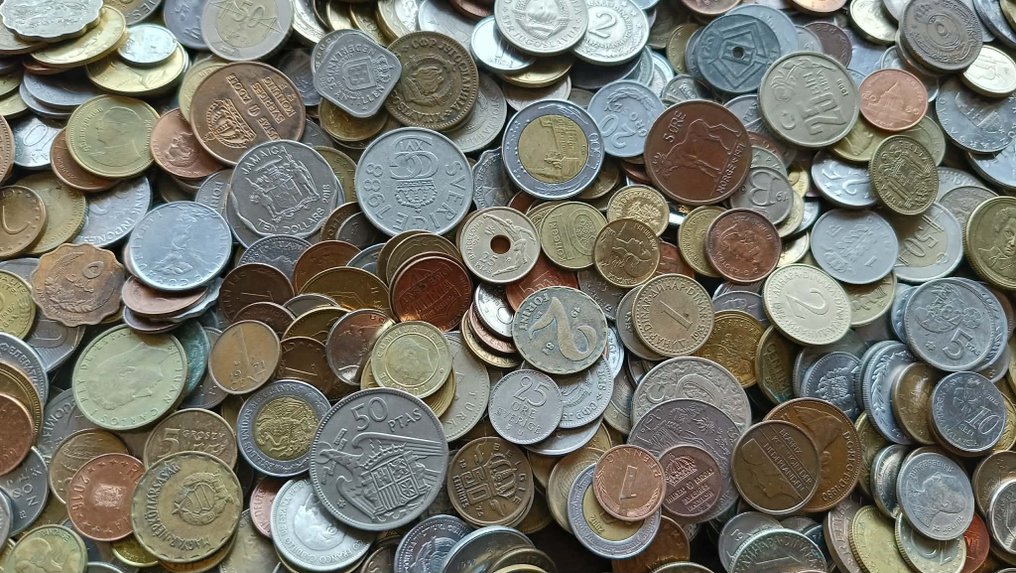 Κόσμος. Massive lot of approx +- 20 kilogram world coins  (χωρίς τιμή ασφαλείας) #2.1