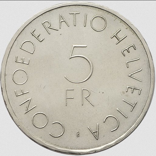 Suiza. 5 Francs 1963 #1.0