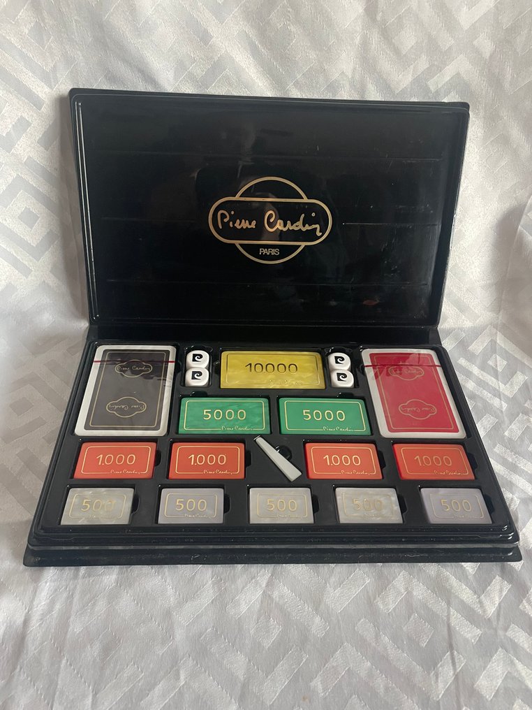 Poker-Set - Pierre Cardin Vintage - Fiches - Carte - Dadi - Bridge - Poker #1.0