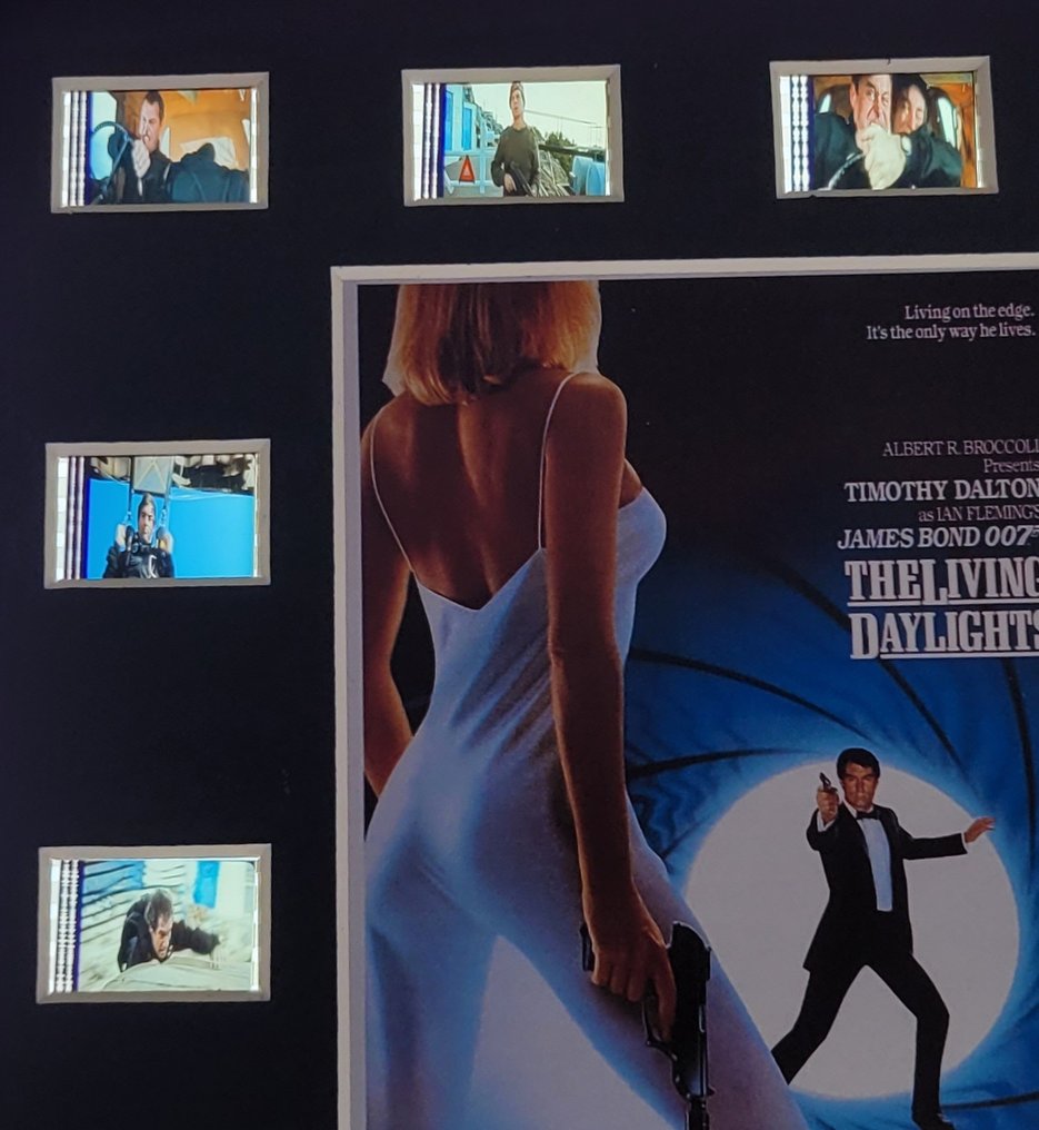 James Bond 007: The Living Daylights - Framed Film Cell Display with COA #1.0