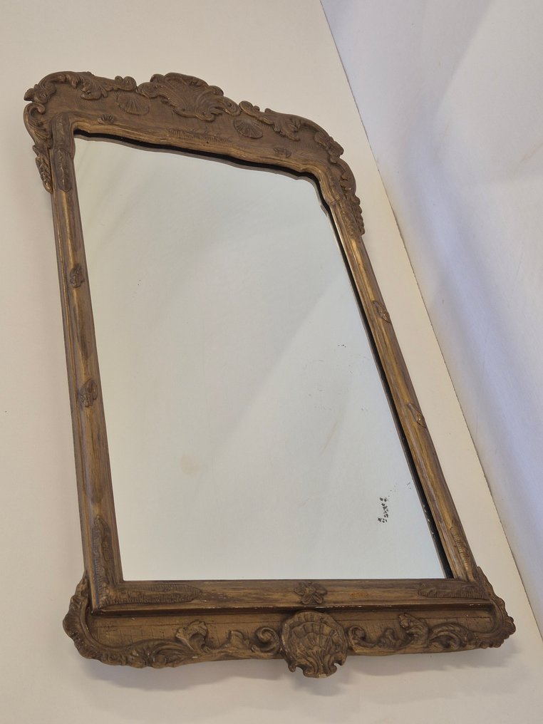 Seinäpeili - Puu, Laasti, Lasi - Floraal en Schelp #1.0