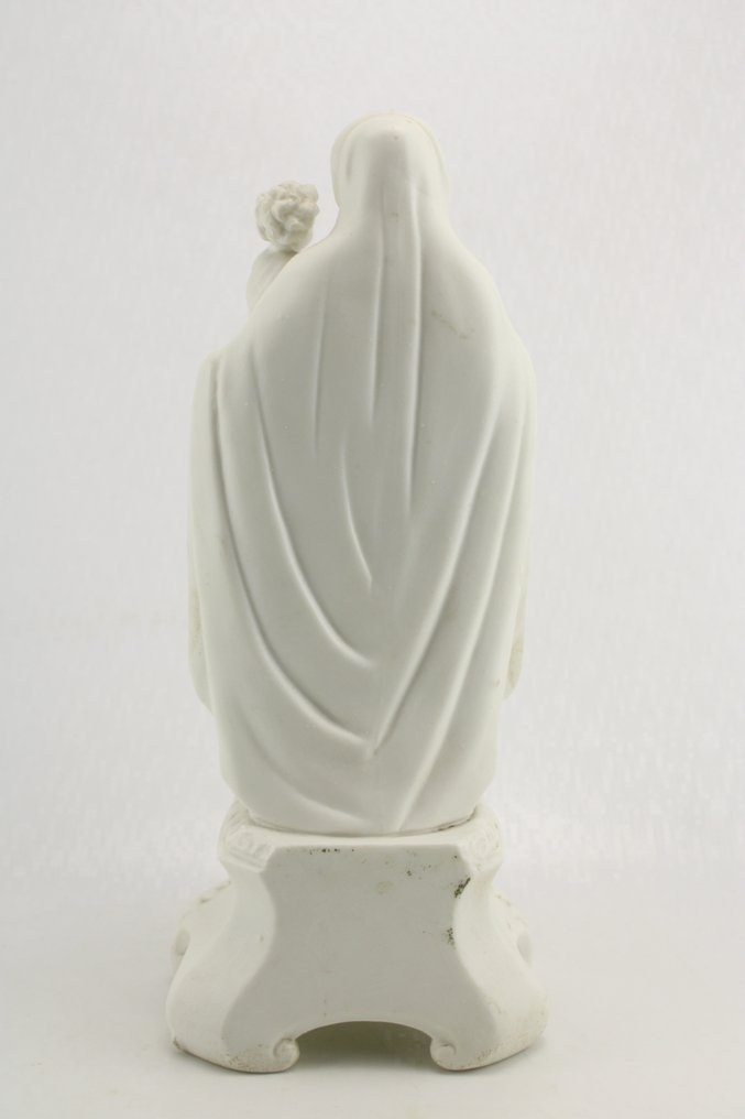 Άγαλμα, Madonna and Child - 26 cm - Μη εφυαλωμένη πορσελάνη #4.3