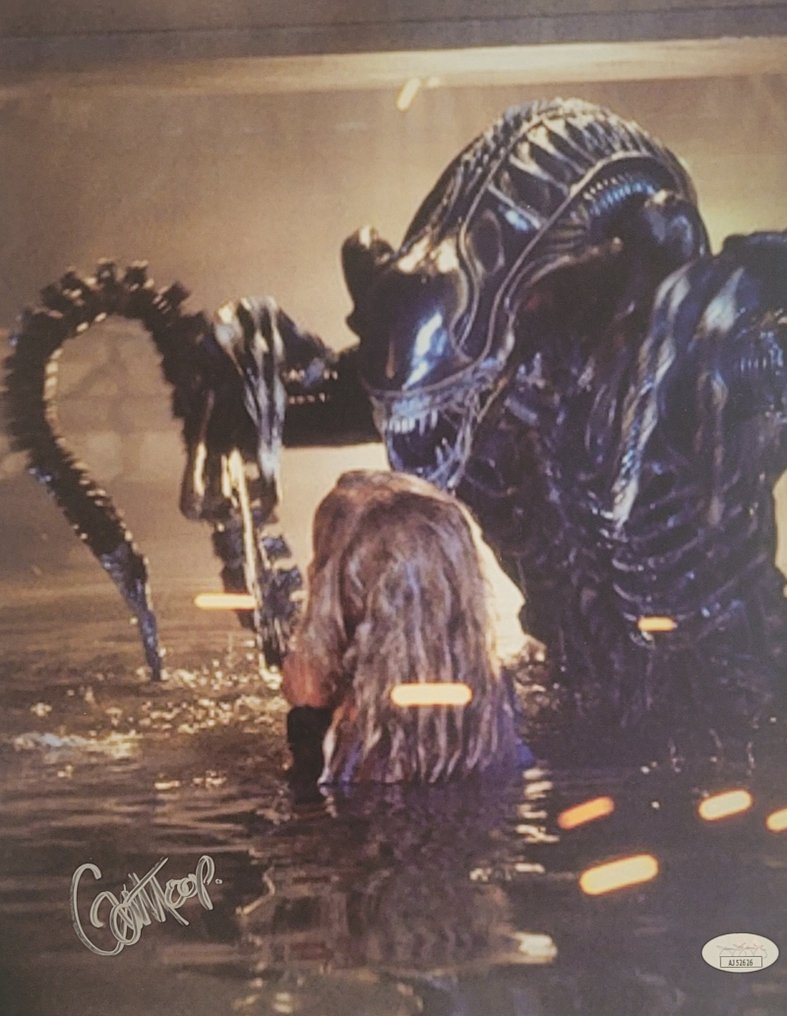 Aliens - Carl Toop (Xenomorph) - Autograph, Photo With JSA COA #3.2