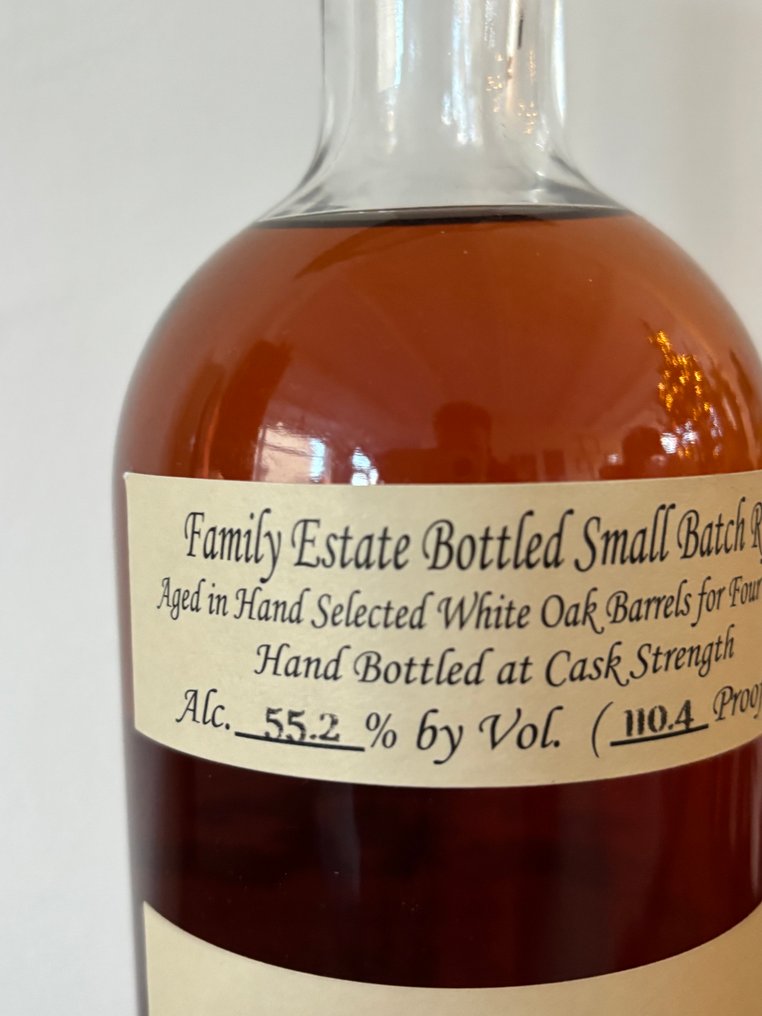 Willett 4 years old Small Batch Rye - Cask Strength  - 750 ml #3.2