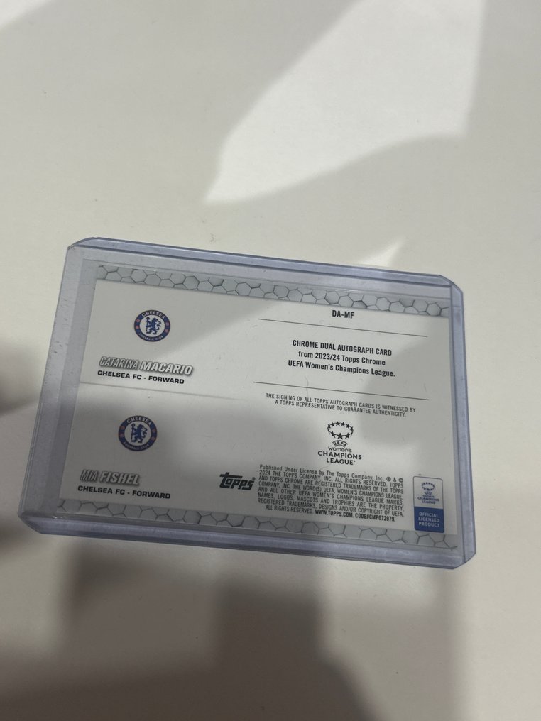 2023/24 Topps Chrome UEFA 23/25 Κάρτα με αυτόγραφο, Σειριακή κάρτα, Chrome - 1 Card - Excellent (EX) #3.2