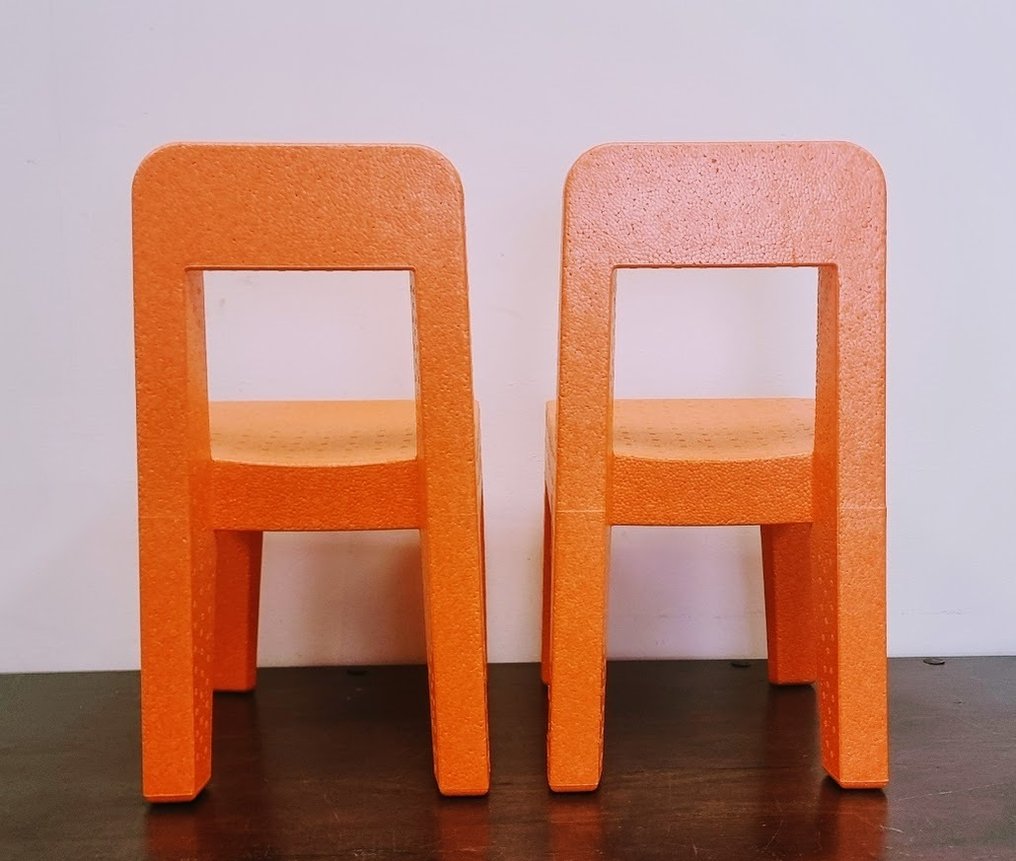 Magis - Enzo Mari - Stol (2) - Polystyren - barnstol #3.2