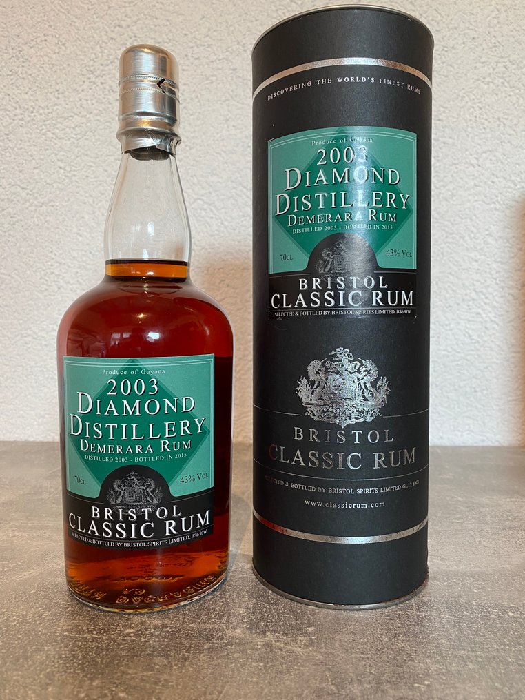 Diamond 2003 Bristol Classic Rum - Demerara Rum   - b. 2015  - 70 cl #1.0