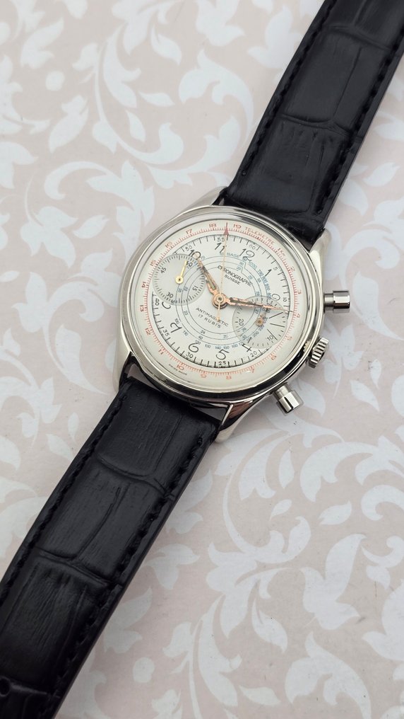 Chronographe Suisse - Cal. Landeron 48 - Ingen mindstepris - Mænd - 1900-1949  #4.3