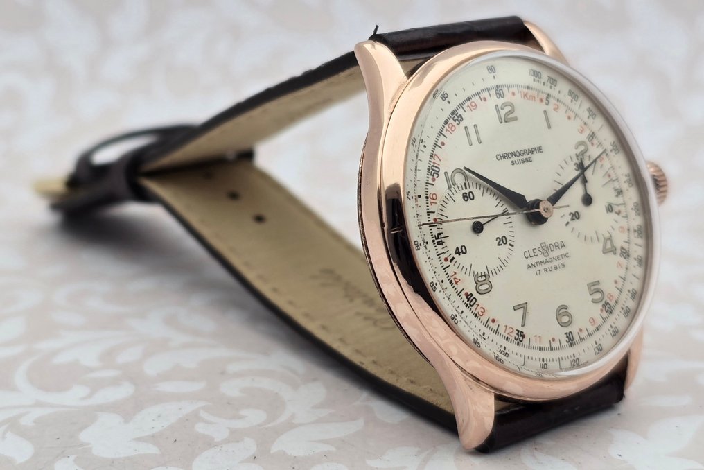 Chronographe Suisse - Cal. Vênus 188 - JUMBO - χωρίς τιμή ασφαλείας - Άνδρες - 1900-1949  #2.1