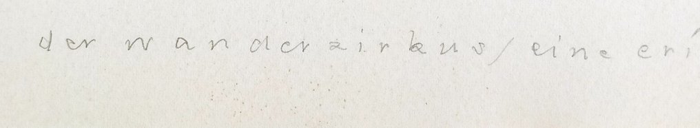 Walther Wahlstedt (1898–1972) - Der Wanderzirkus Erinnerungen an Warnemmünde #3.2
