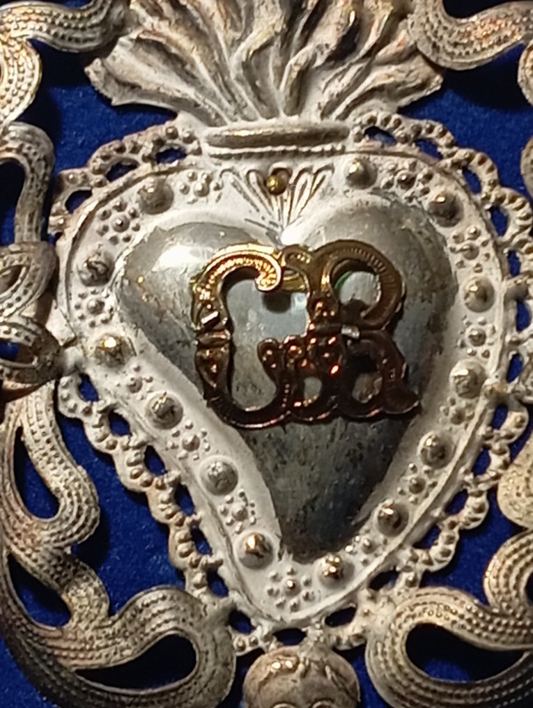  還願物 - .925 銀 - 1850-1900 - 银制祈愿品，为恩典  #1.0