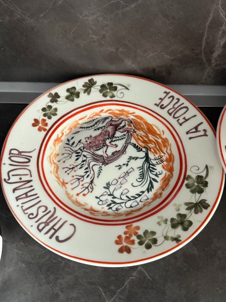 Dior - Dior Coffee Cup and Saucer Set - 整套咖啡杯具 (4) - 陶瓷 #4.3