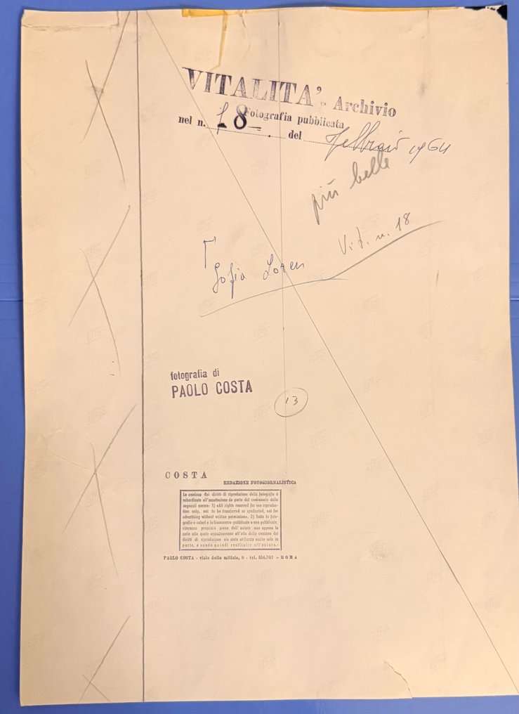 Paolo Costa - Sofia Loren #3.2