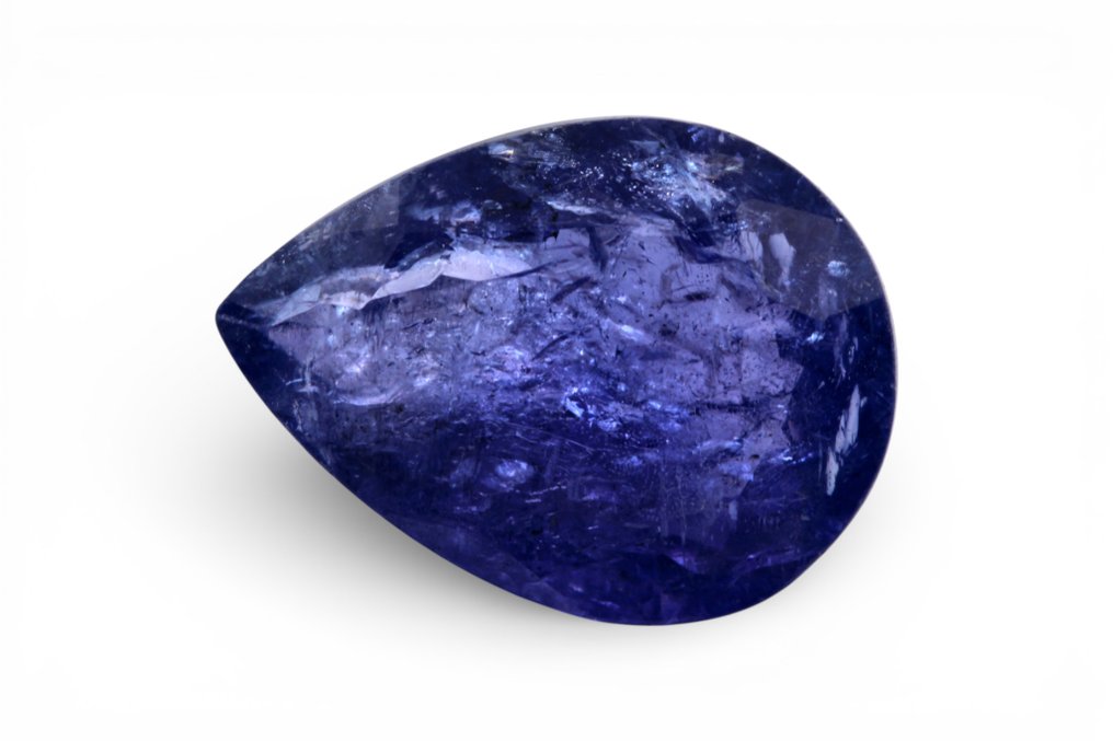 没有保留价 蓝色, 紫罗兰色 坦桑石  - 7.69 ct - 西班牙宝石学院（IGE） #1.0