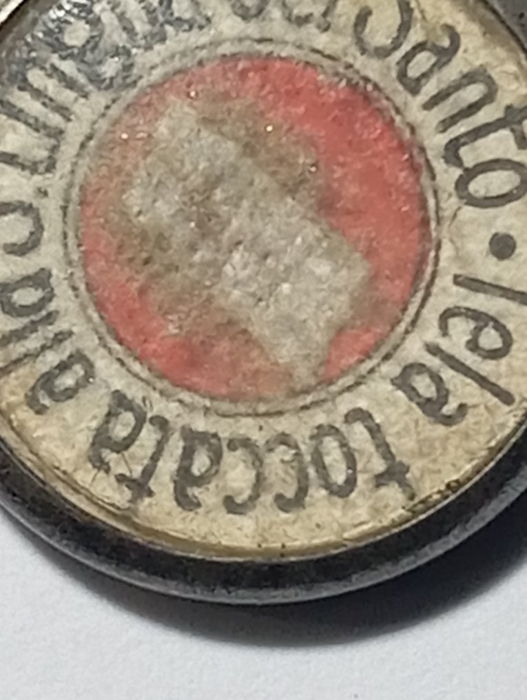  聖物匣 - 鍍銀, 玻璃, 紡織品 - 1850-1900 - Sant' Antonio da Padova  #3.2