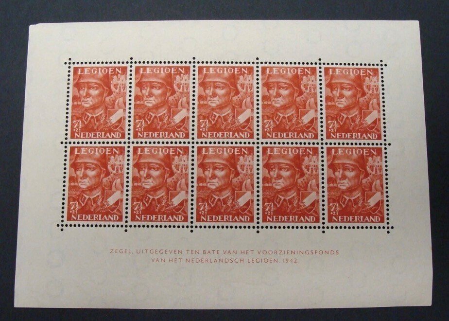 荷蘭 1942 - 设置 Legioenblokken。 - NVPH V402/V403 #1.0