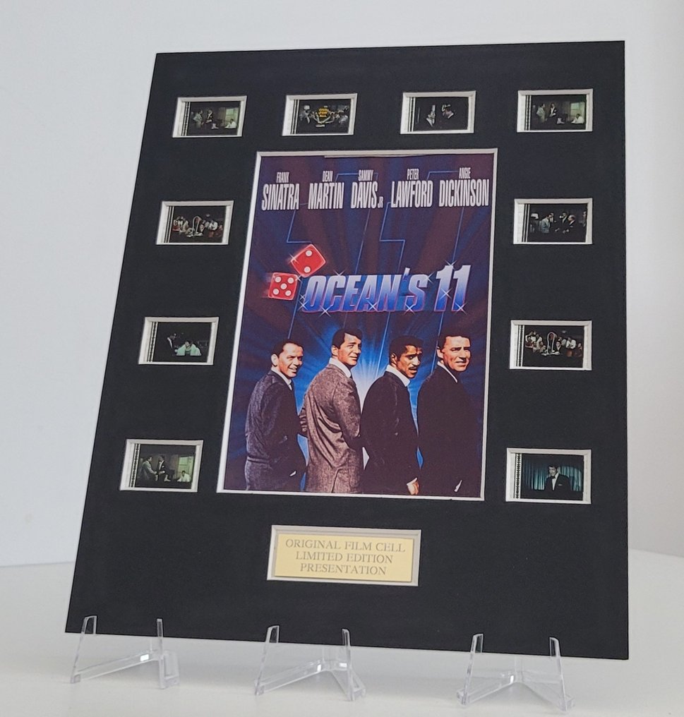 Frank Sinatra - Dean Martin - Ocean's 11 - Framed Film Cell Display with COA #3.2