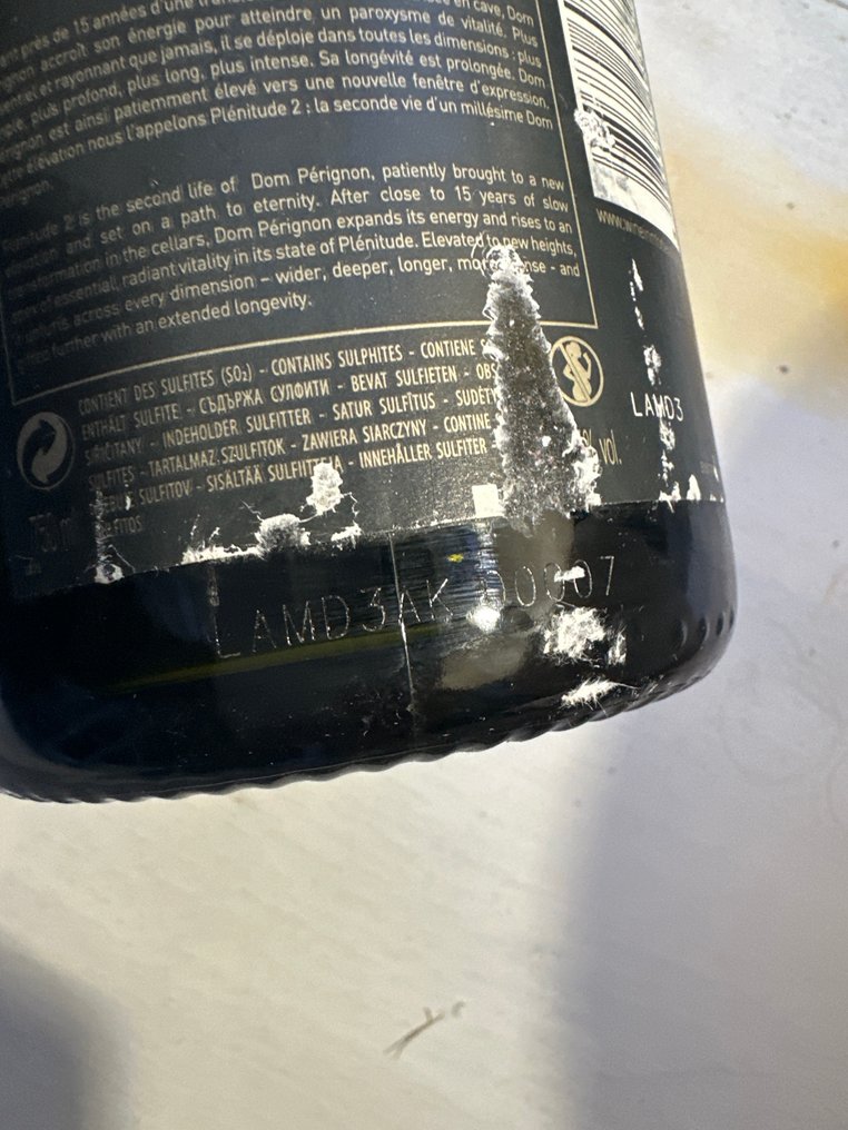 2003 Dom Pérignon, P2 - Șampanie Brut - 1 SticlÄƒ (0.75L) #4.3