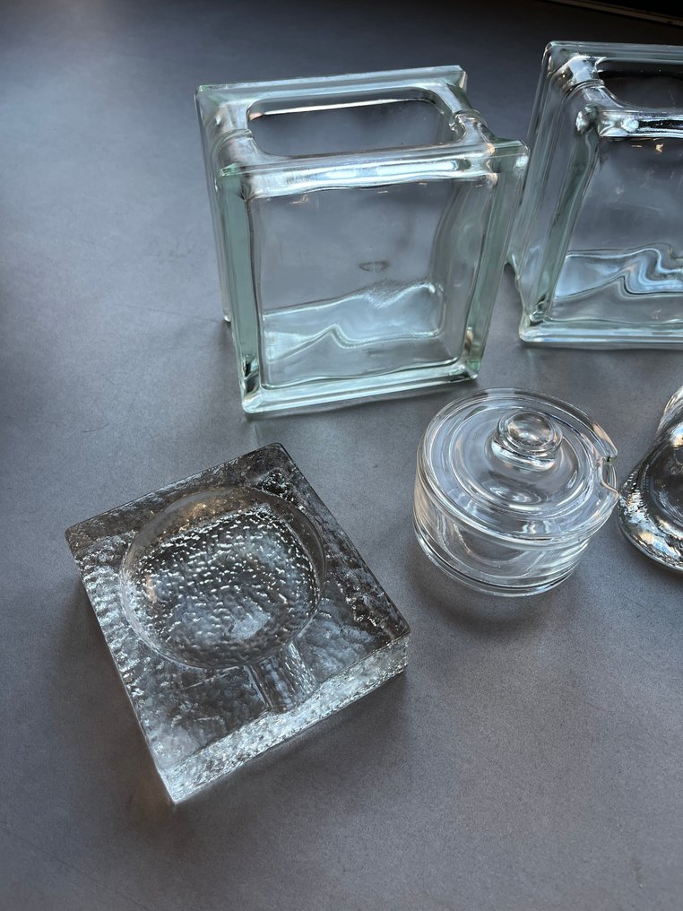 Artiform Lumix Soholm Pukeberg Italora - Joe Colombo - Βάζο (6) - Γυαλί - Glaswerk Συλλογή #1.0