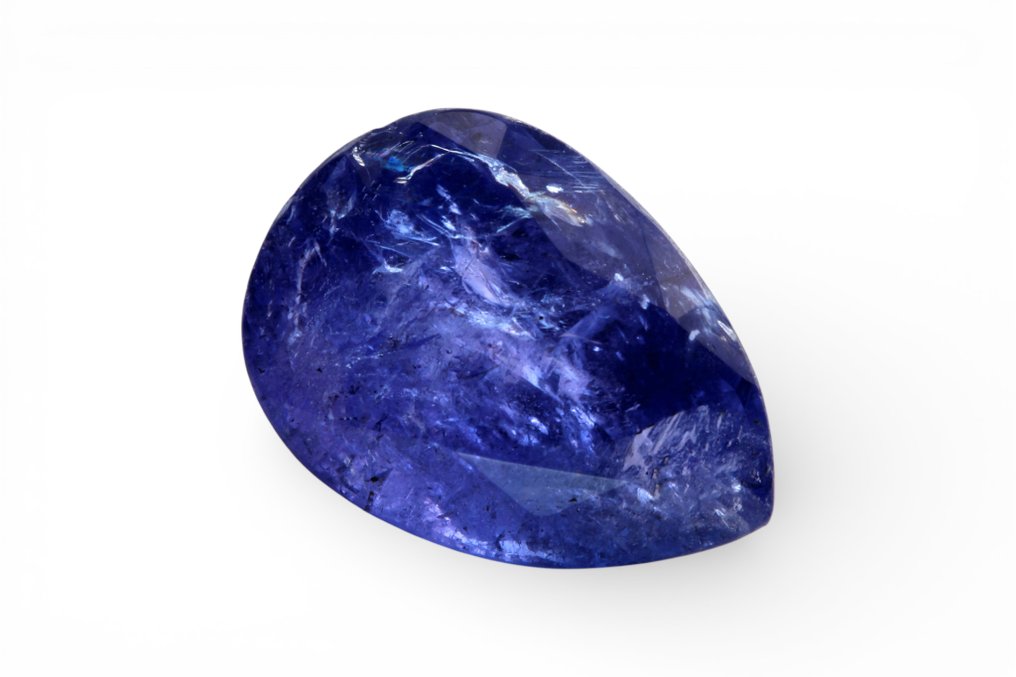 没有保留价 蓝色, 紫罗兰色 坦桑石  - 6.95 ct - 西班牙宝石学院（IGE） #2.1