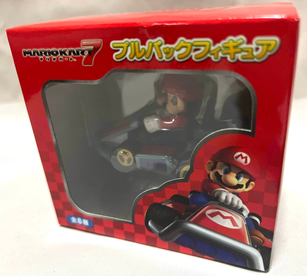 Nintendo  - Παιχνίδι όχημα Nintendo – Mario Kart – Pull Back Figure – Unopened – Set item (single figure)：Mario - 2020+ - Ιαπωνία #1.0