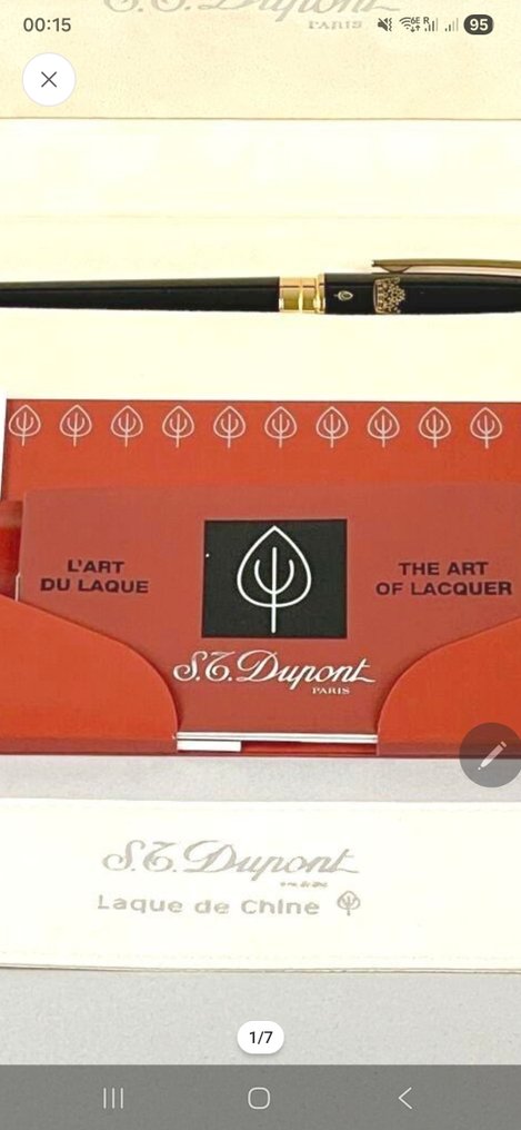 S.T. Dupont - OR 18K laque de chine. - Στυλογράφος #2.1