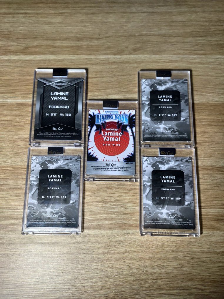 Lot 5x Wild Card - Lamine Yamal - All Numbered Card - Excelente (EX) #1.0