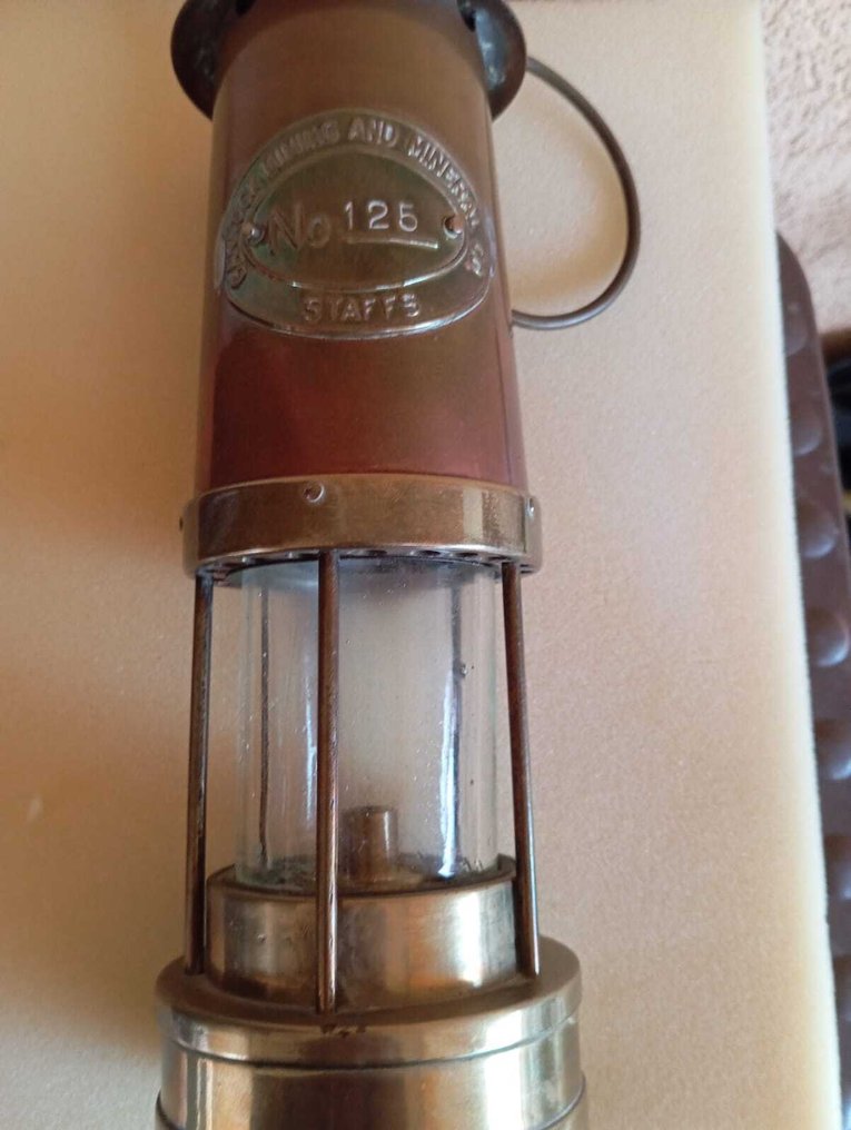 cannock mining and mineral co. - Lantern - Metal, Copper, Brass - Miner's lantern #3.2