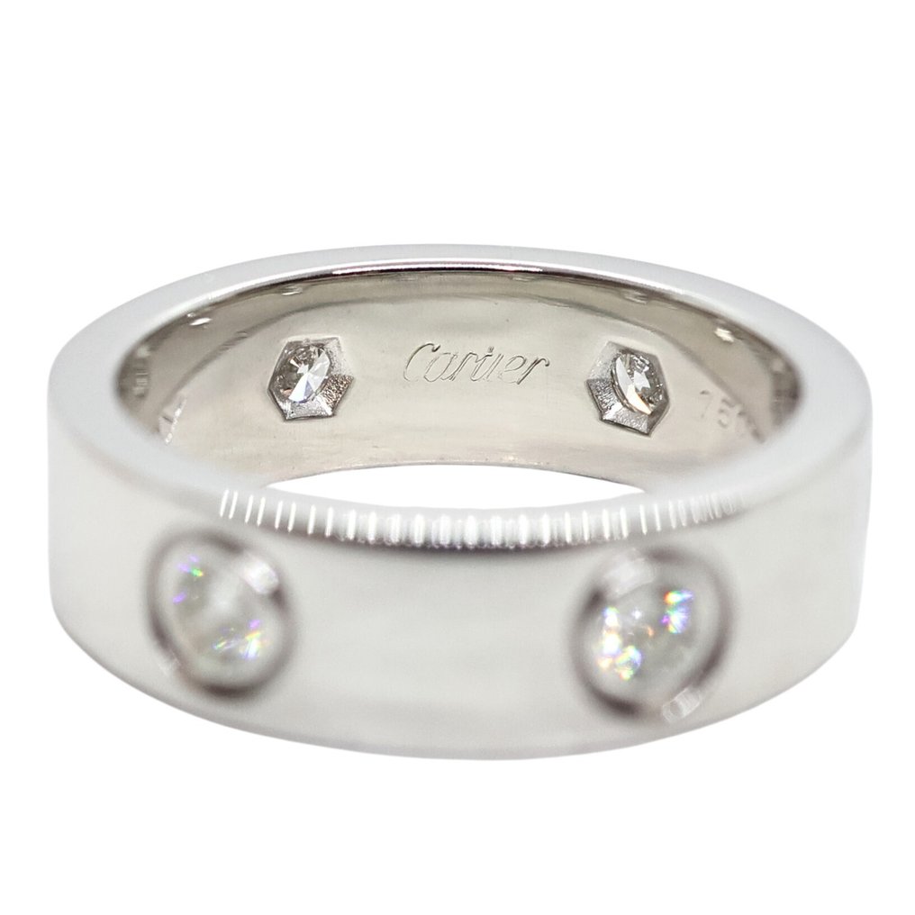 Cartier - 戒指 - Love - 18 克拉 白金 - 6 Diamonds #3.2