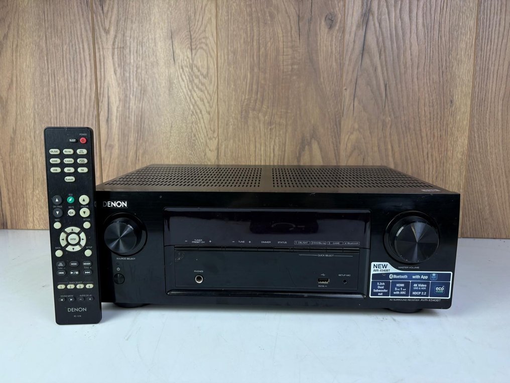 Denon - AVR-X540BT 固态多通道接收器 #2.1