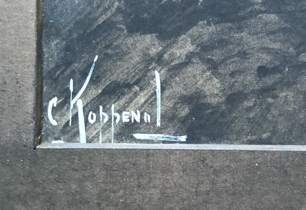 Cornelis Koppenol (1865-1946) - Theekransje #2.1