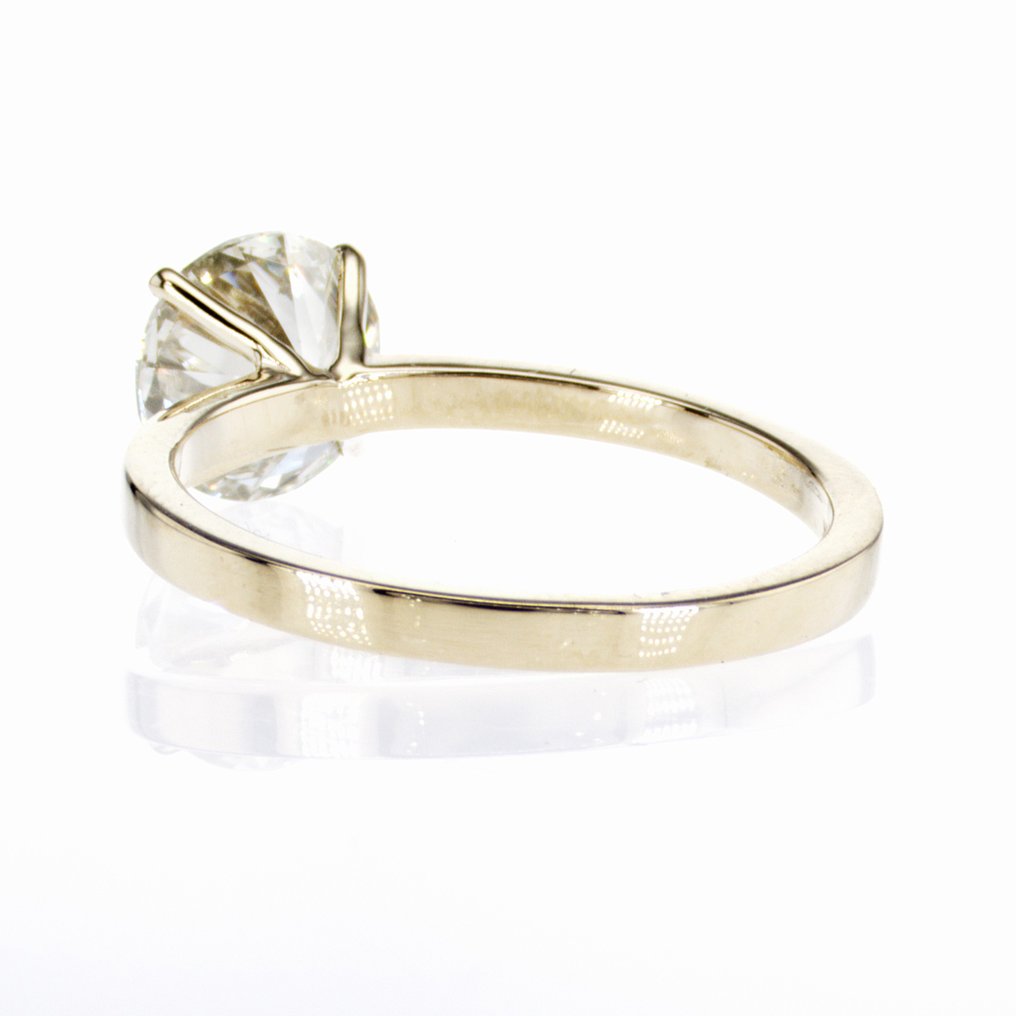 χωρίς τιμή ασφαλείας - Δαχτυλίδι αρραβώνων - 14 καράτια Κίτρινο χρυσό -  2.05ct. tw. Διαμάντι (Φυσικό) #4.3