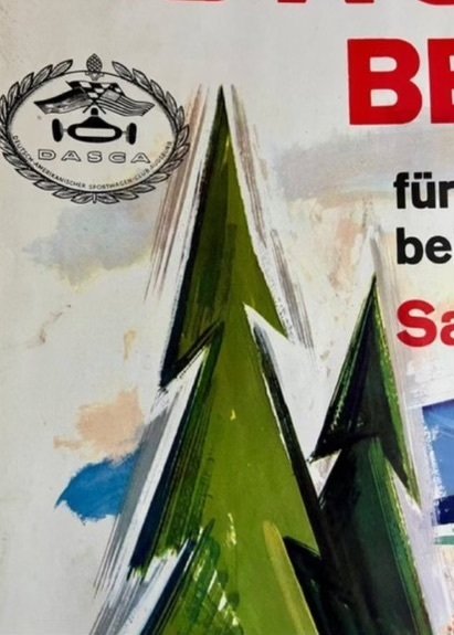 Metzeler - ADAC-Augusta Bergrennen 1964 car Racing Poster formula 1 Schumacher #3.2