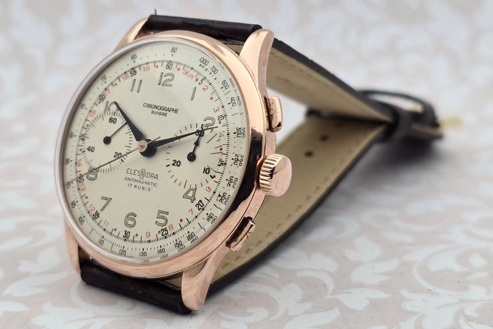 Chronographe Suisse - Cal. Vênus 188 - JUMBO - χωρίς τιμή ασφαλείας - Άνδρες - 1900-1949  #1.0