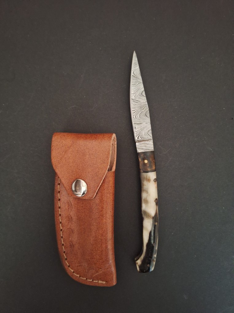 K.Roman K.Romain - 廚刀 - Kitchen knife set -  意大利Pattada厨房刀具设计师打造的精品 - 鋼, 骨 - 法國 - 由 K Romain 设计 #4.3