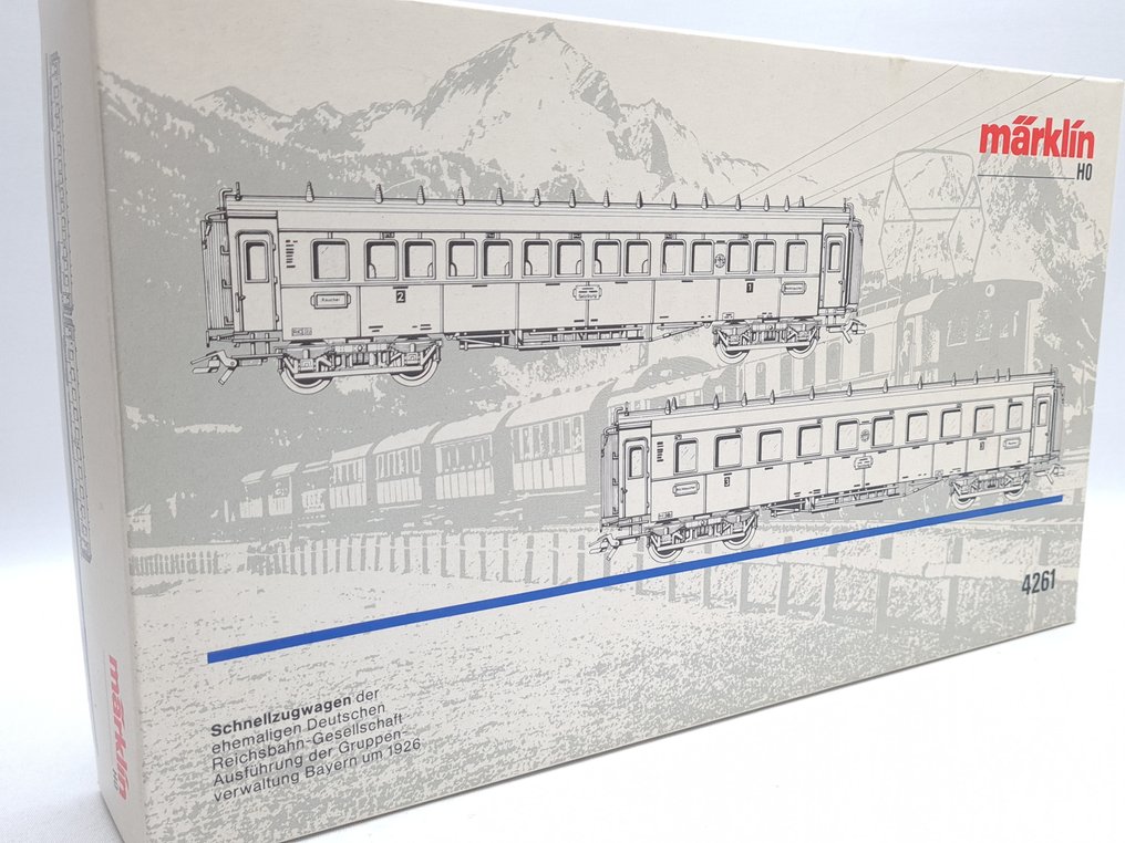 Märklin H0 - 4261 - Personvagn för modelltåg (1) - Sätt personvagnarna från DR. - DRG #1.0