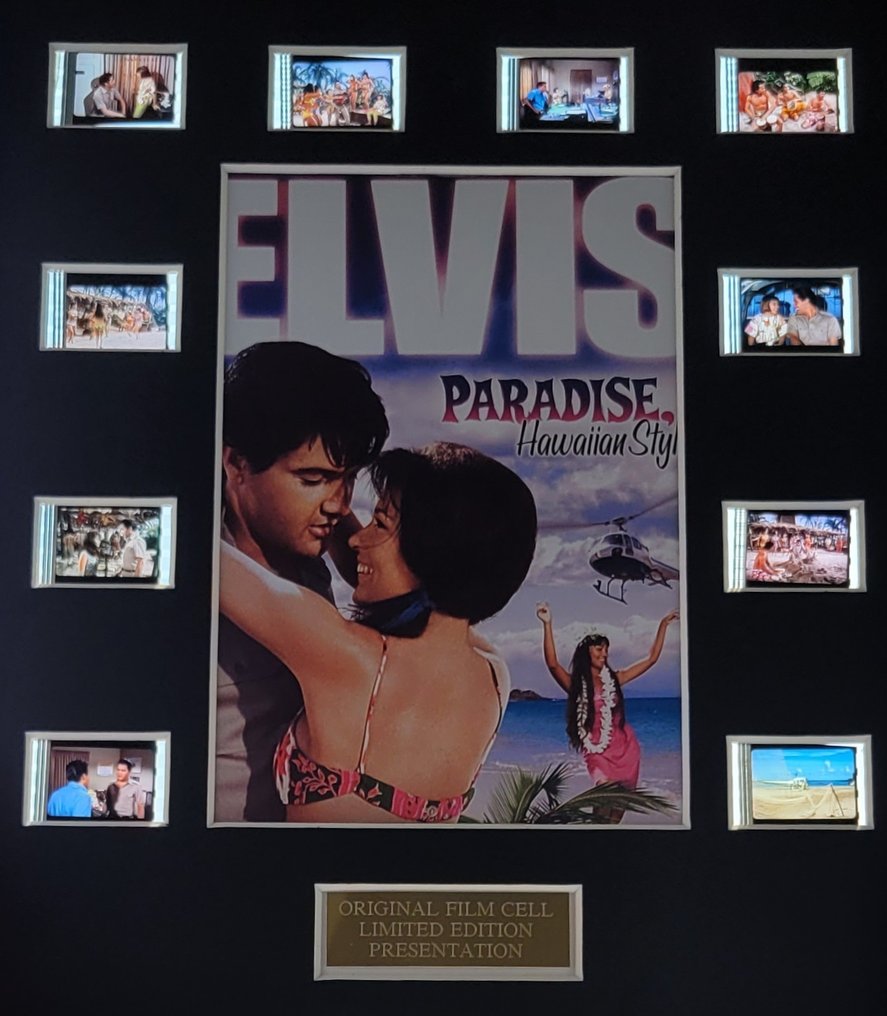 艾維斯·普里斯萊/貓王, Paradise Hawaiian Style - 带有COA的电影胶片装裱 #1.0