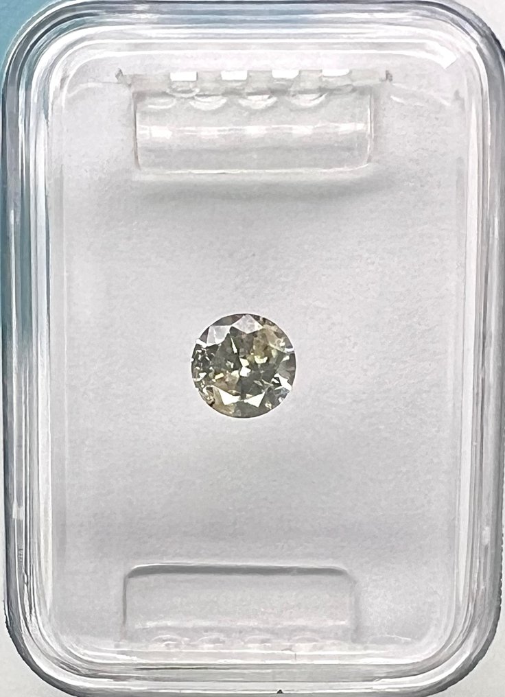 没有保留价 - 1 pcs 钻石 (天然) - 0.31 ct - 圆形 - L - I2 内含二级 - 国际宝石研究院(IGI) #1.0