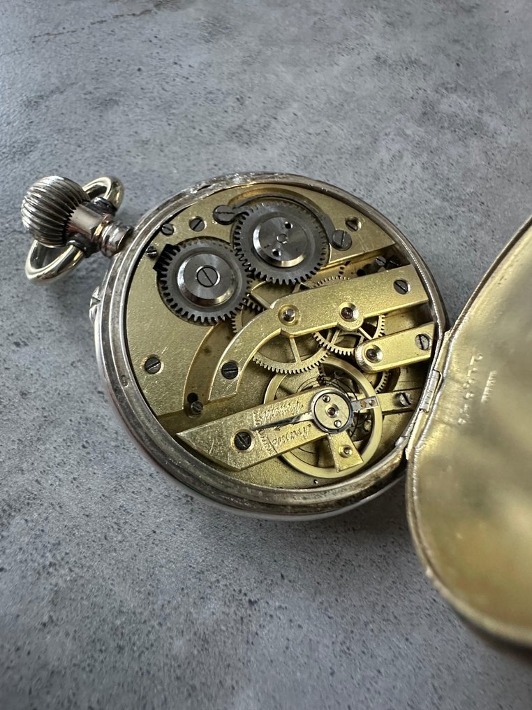 God Eye Of Silver Masonic Pocket Watch - 248943 - 1900-1949 #4.3