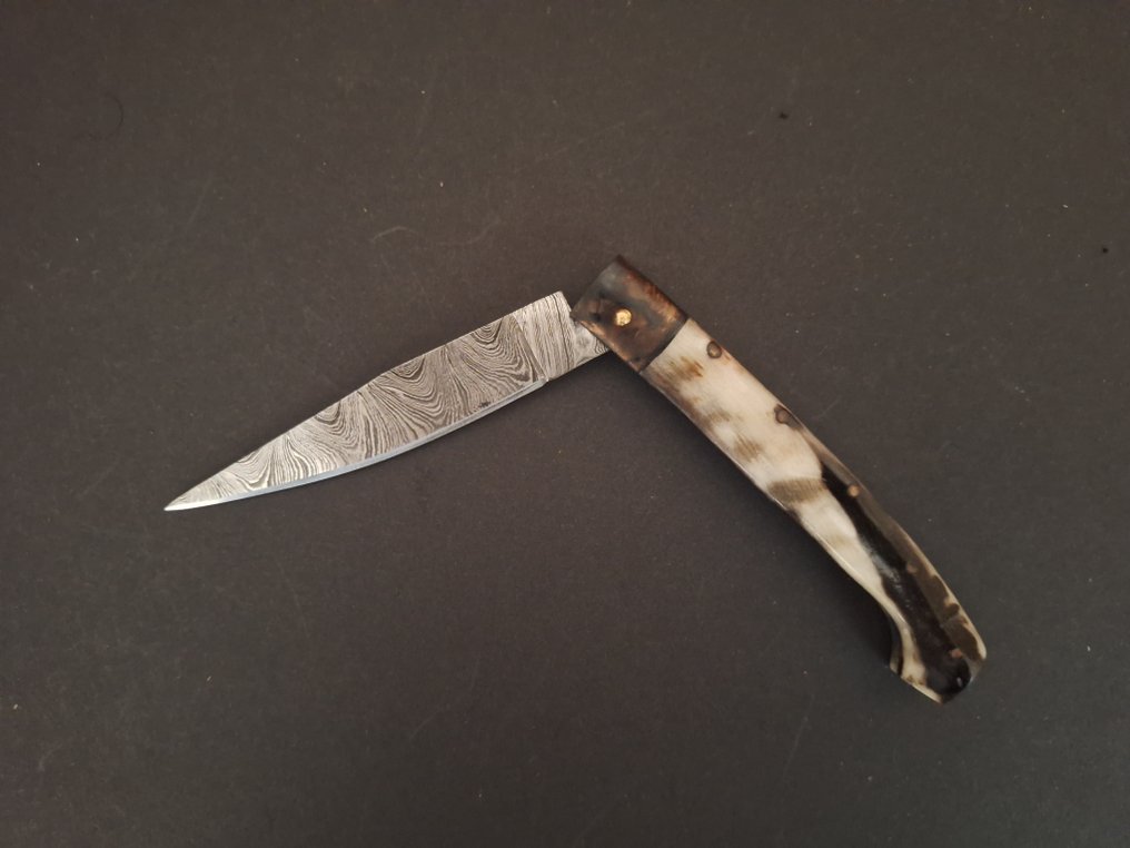 K.Roman K.Romain - 廚刀 - Kitchen knife set -  意大利Pattada厨房刀具设计师打造的精品 - 鋼, 骨 - 法國 - 由 K Romain 设计 #2.1