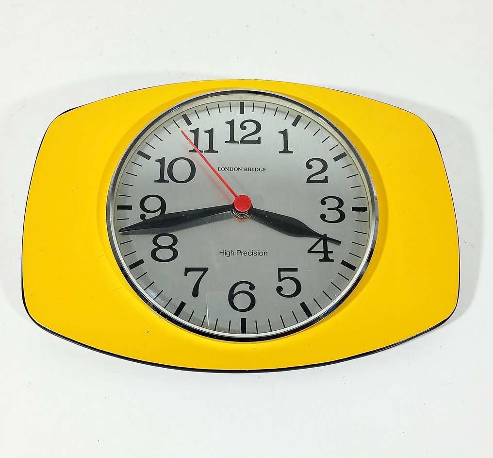 Horloge murale - London Bridge - Acier, Bois - 1960-1970 #1.0