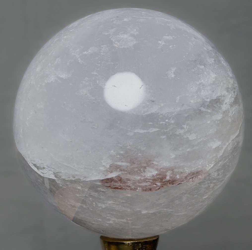 精细的山水晶球 水晶 - 高度: 12.23 cm - 宽度: 12.23 cm- 2480 g #4.3