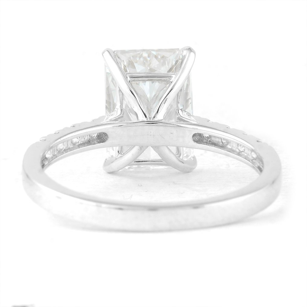 沒有保留價 - 戒指 - 14 克拉 白金 -  4.34ct. tw. 鉆石 (實驗室培育) - 鉆石 #3.2