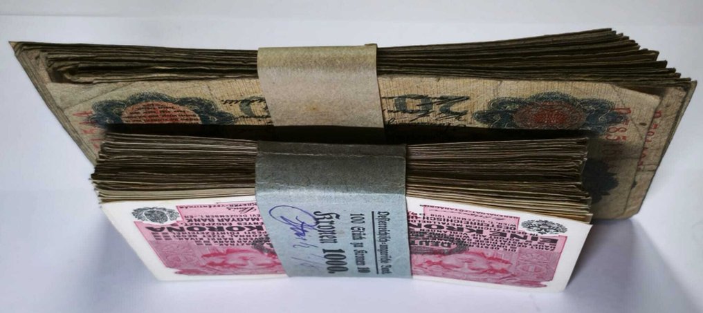 Austria, Germania. - 130 Banknotes - 1914/1916 (Senza prezzo di riserva) #2.1