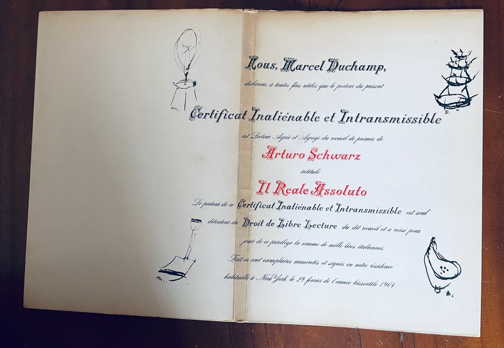 Arturo Schwarz; Marcel Duchamp; Man Ray - Il reale assoluto - 1964 #1.0