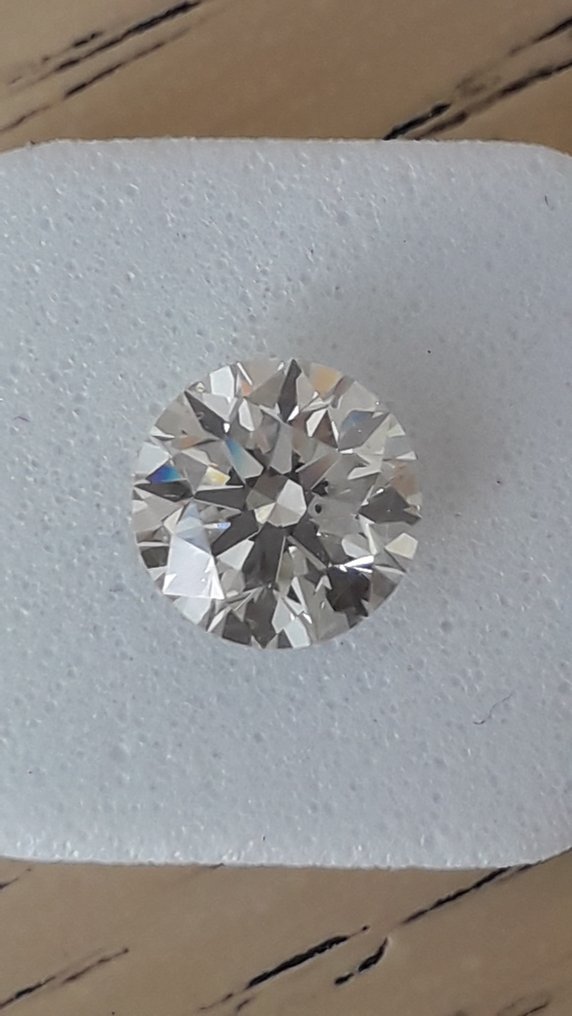 No reserve price - 1 pcs Diamond (Natural) - 2.03 ct - Round - I - VS2 - Gemewizard Gemological Laboratory (GWLab) #3.2
