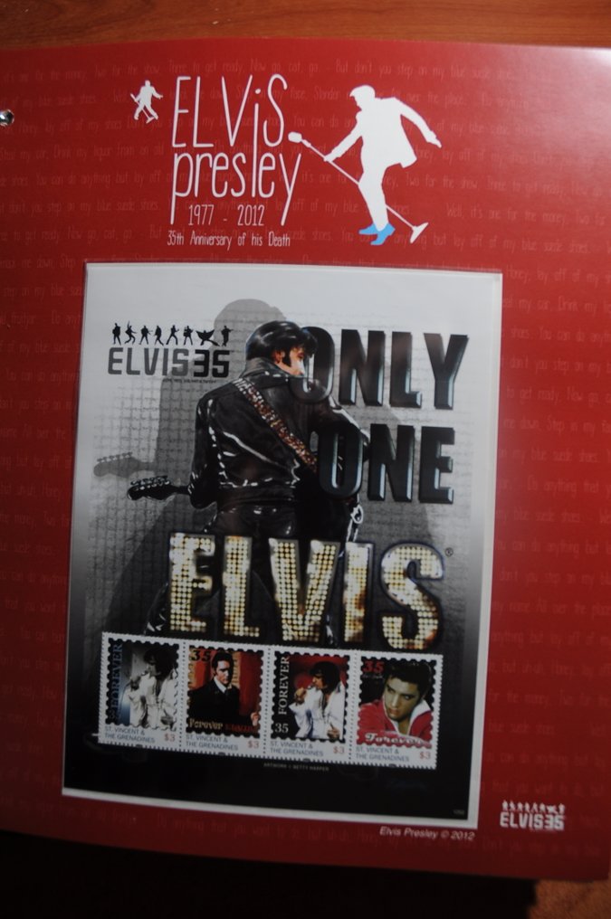 θεματικός  - Θεματική συλλογή «Elvis» μέχρι το 2016 σε ένα ειδικό άλμπουμ με κασέτες, με φρέσκα φύλλα. #1.0