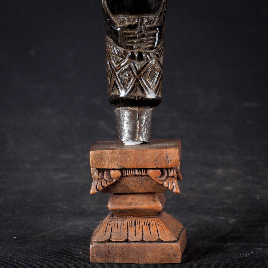 Kris dagger grip - horn - Sumba Indonesia - 19th century #3.2