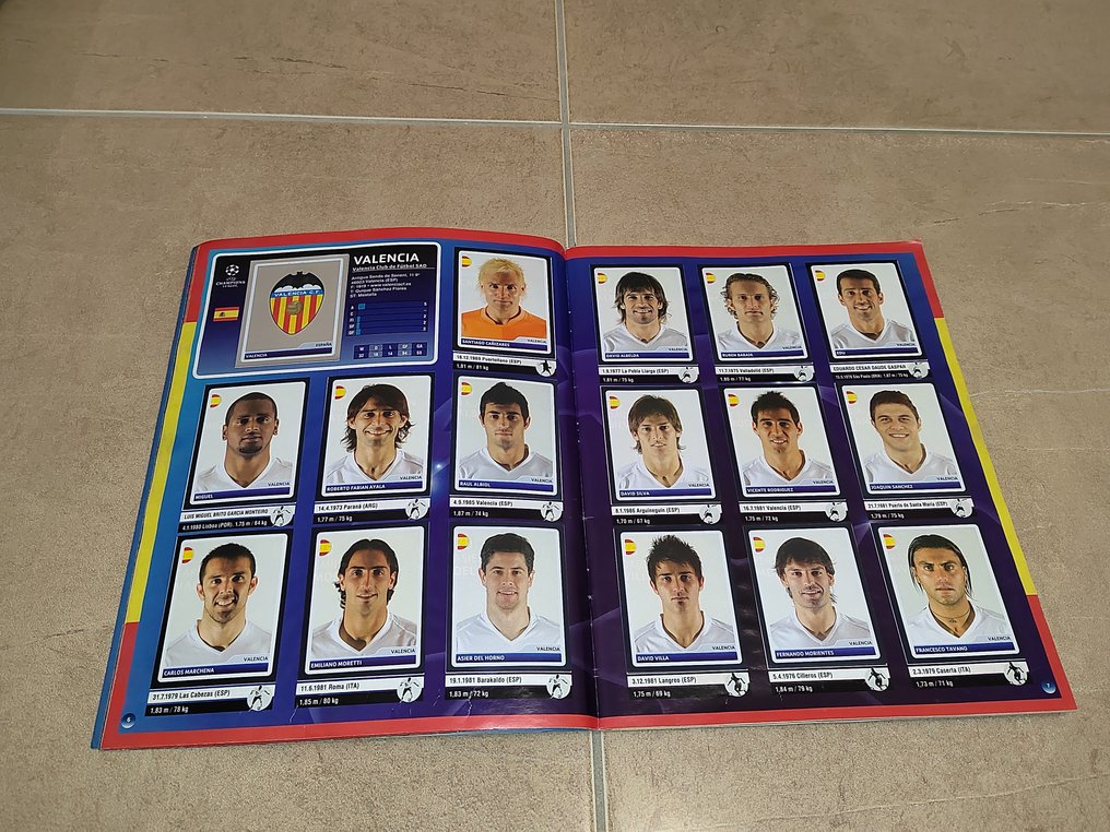 Panini UEFA Champions League, 2006-2007 Πρωτότυπη έκδοση Ολοκληρωμένο άλμπουμ - Good (GD) #4.3